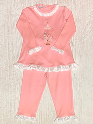 Squiggles Merry Go Round Ruffle Pant Set