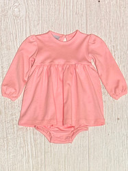Squiggles Medium Pink Onesie Dress