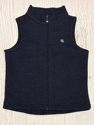 J Bailey Navy Quilted Vest