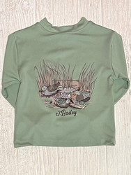 J Bailey Decoy on Green Performance L/S Logo Tee