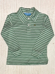 J. Bailey L/S Performance Polo- Evergreen