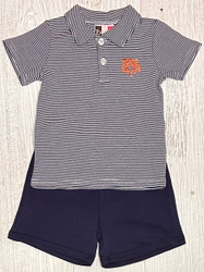 Banana Split Tigers Boy Short Set