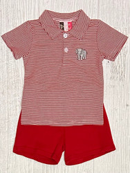 Banana Split Elephants Boy Short Set