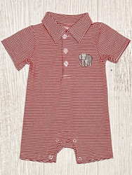 Banana Split Elephants Boy Romper