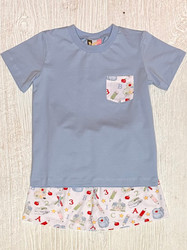 Banana Split Apple a Day Boy Short Set