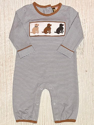 Banana Split Lab Trio Smocked Boy Romper