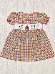 Banana Split School Days Smock Dress