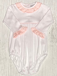 Squiggles Pink Mini Dot Ruffle Bubble