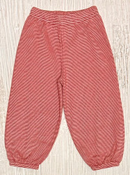 Lily Pads Red Stripe Elastic Bloomer Pants