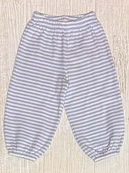 Lily Pads Sky Blue Stripe Elastic Bloomer Pants