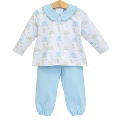 Trotter Street Kids Puppy Pals Bloomer Pant Set