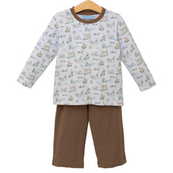 Trotter Street Kids Woodland Friends Pant Set