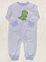 Bailey Boys Darling Dino Knit Romper