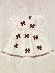 Emma Jean Football Bow Sequin Dress