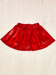 Emma Jean Red Shimmer Skort