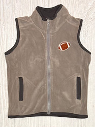 Emma Jean Grey Fleece Football Vest
