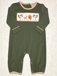 Three Sisters Boys Life Smocked Romper