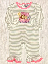 Three Sisters Noahs Ark Girl Romper