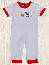 Three Sisters Chicken Meal Boys Romper