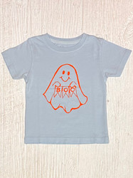 Mustard & Ketchup Kids Light Blue BOO Ghost Tee