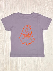 Mustard & Ketchup Kids Light Purple BOO Ghost Tee