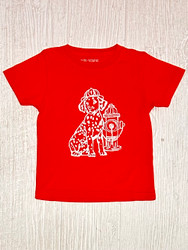 Mustard & Ketchup Kids Red Dalmation Tee