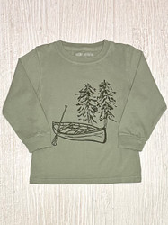 Mustard & Ketchup Kids Light Green Canoe Tee