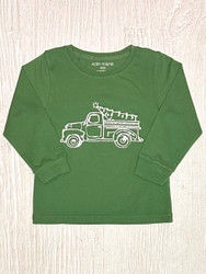 Mustard & Ketchup Kids Green Truck with Tree Tee