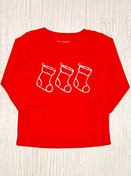 Mustard & Ketchup Kids Red Stocking Trio Tee