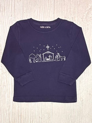 Mustard & Ketchup Kids Navy Nativity Tee