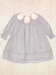 Sophie & Lucas Blue Cuddle Cotton Petal Dress