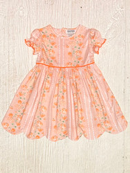 Ishtex Girls Pumpkin Print Dress