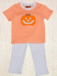 Millie Jay Jack-O-Lantern Boys Pant Set