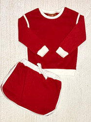 Millie Jay Maroon Josie Skort Set