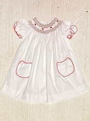 Three Sisters White Smocked Geo Bishop