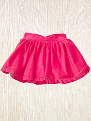 LuLu BeBe Pink Velvet Twirl Skirt