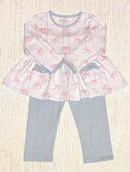 Cypress Row Beautiful Bows Legging Set