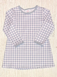 Cypress Row Blue Gingham Swing Dress