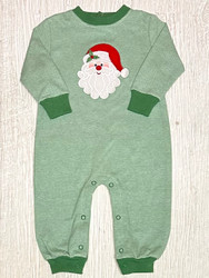 Bailey Boys Green Santa Romper
