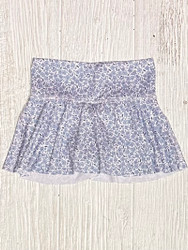 Honesty Mini Blue Floral Performance Skirt