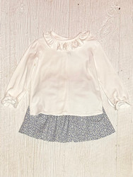Funtasia Too Blue Vintage Floral Skirt Set