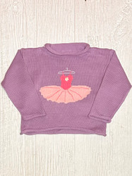 Lily Pads Lavender Ballerina Tutu Roll Neck Sweater