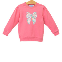 Trotter Street Kids Bow Sweatshirt