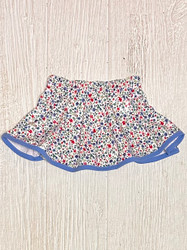 Funtasia Too Blue Floral Athletic Skort