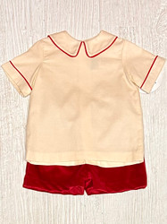 Funtasia Too Red Velvet Boys Short Set