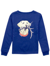 Properly Tied River Blue Antler Lab L/S Tee