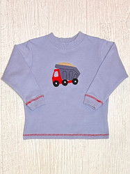 Lily Pads Blue/Red Dumptruck Sweatshirt