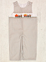 Delaney Tractor Smocked Longall