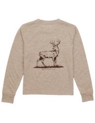 Properly Tied Whitetail Sand Portland Pocket L/S Tee