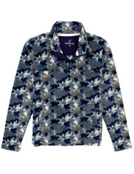 Properly Tied Microfleece Pullover Delta Backwater Camo